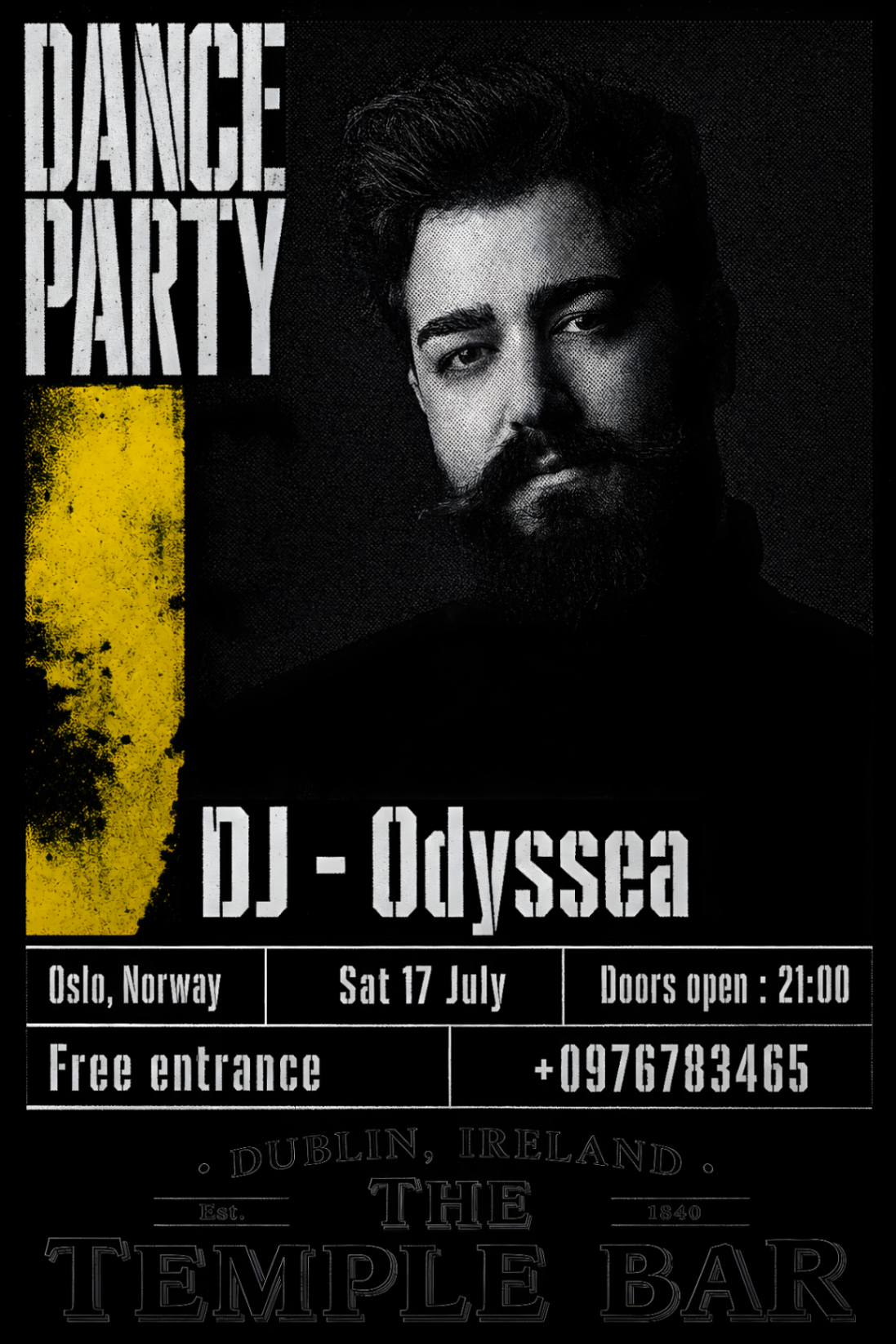 Event poster made with Postefly